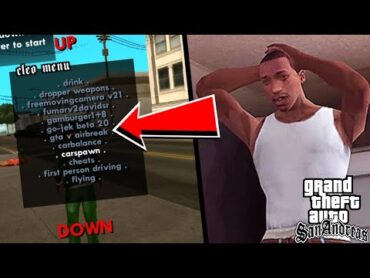 تركيب مود قائمة الغش في GTA San Andreas