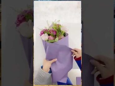 Five ways to wrap flowers