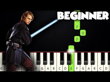 The Force Theme  Star Wars  BEGINNER PIANO TUTORIAL + SHEET MUSIC by Betacustic