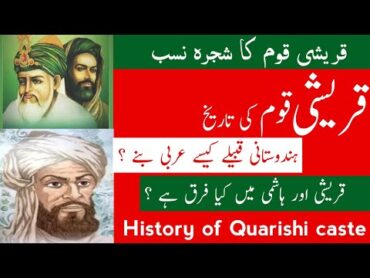 History of Qureshi caste in Urdu  قریشی قوم کی تاریخ  Qurishi community  Qureshi Syed