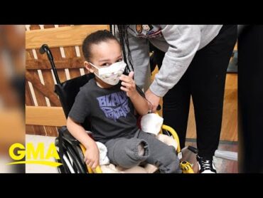 4yearold has leg amputated after surviving rare infection l GMA