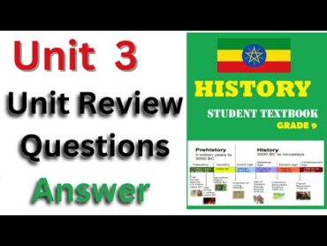 Unit 3 Review Questions Answer