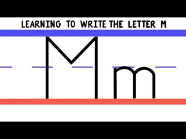 Write the Letter M  ABC Writing for Kids  Alphabet Handwriting by 123ABCtv