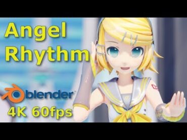 [MMD&Blender] Angel Rhythm  Kagamine Rin V4X