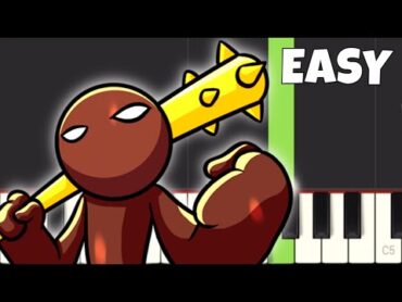 Stick War Legacy Intro Theme  EASY Piano Tutorial  Oblivion