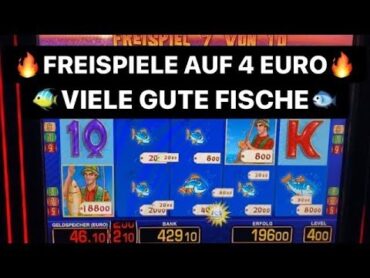 Fishin Frenzy 4 EURO VIELE Freispiele + MEGA GEWINN 💰 Merkur Magie HIGH ROLLER Spielhalle Spielothek