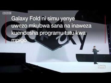 Samsung ya zindua simu Galaxy Fold unayoweza kuikunja