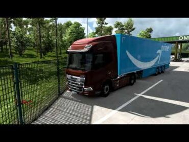 توصيل شحنه من امازون عبر الاراضي البولندية فى لعبه  محاكي الشاحنات ETS2🌍🚚