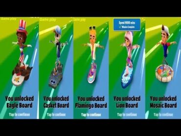 Subway Surfers World Tour 2017 Washington D.C vs Mexico vs Singapore vs  Barcelona vs  MIAMI