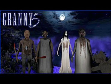 تختيم لعبة جراني الجزء الخامس مع الجد والجدة غراني وسليندرينا 😱 granny 5 Gameplay slendrina scary