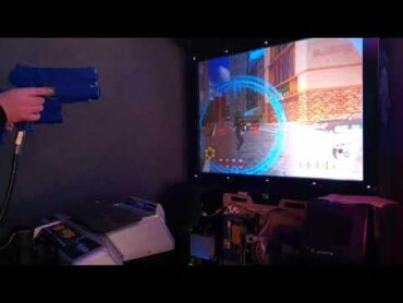 Virtua Cop 2 on Model 2 emulator + demulshooter + Sega Gun original Hardware