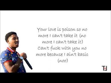 NBA Youngboy  Love is Poison (Lyrics on screen)