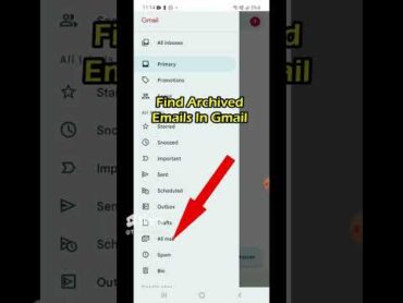 How do I Find Archived Emails in Gmail Android