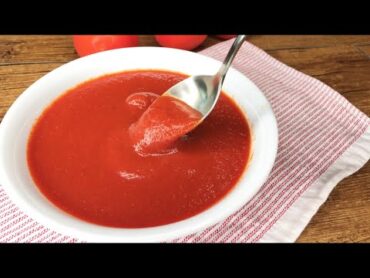 Cómo hacer salsa catsup sin azúcar receta casera