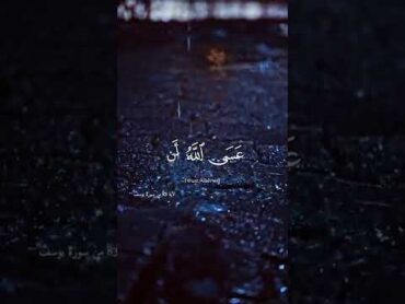 فصبر جميل عسى الله أن يأتيني بهم جميعا foryou quran