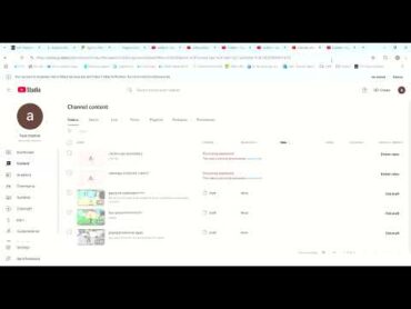 Channel content   YouTube Studio   Google Chrome 2024 11 12 11 27 44