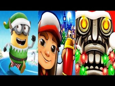 Subway Surfers Christmas 2020 VS TEMPLE RUN 2 VS Despicable Me  Minion Rush CHRISTMAS 2020 Gameplay