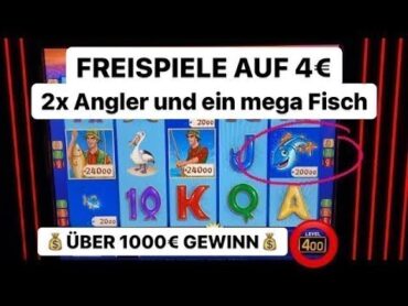 Fishin Frenzy auf 4€ 15 Freispiele Mega 1000€ JACKPOT 🤑 Merkur Magie Spielhalle Spielothek slots