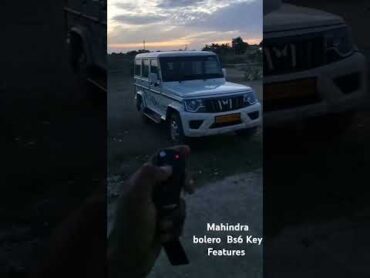 Mahindra  bolero  BS6 Key Features