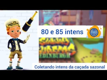 Coletando intens da cacaçada sazonal com Phillip traje Capitão em Edimburgo 2020/Subway surfers