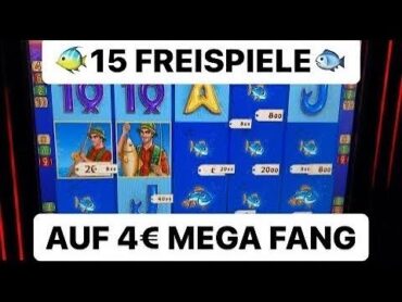 Fishin Frenzy 4€ 💶 15 Freispiele BIG WIN Merkur Magie Automat Spielhalle Novoline SLOTS Bally Wulff