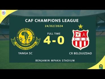 Young Africans 🆚 CR Belouizdad  Full Match