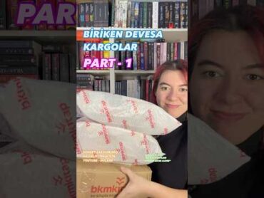 DEVASA BİRİKEN KARGOLAR PART 1 books alışveriş unboxing kitap music fyp shorts keşfet aşk