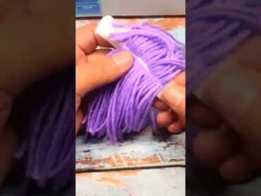 cómo hacer cabello de muñeca con mechones de lana muñecasdetrapo muñecasdetela tutorialmuñecas