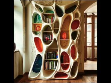 خزائن كتب جميلة بألوان زاهية وتصميم مرح💃Jolies Bibliothèques des Couleurs Vives et un Design Ludique