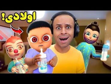 يوم كامل مع الاطفال المرعبه  Baby Kids in Yellow House !! 👿😱