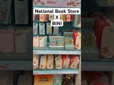 Checking out National Book Store and BINI Collab…BINI Blooms