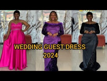 LATEST AFRICAN WEDDING GUEST DRESS MISHONO PAMBE YA MAGAUNI YA HARUSI 2024