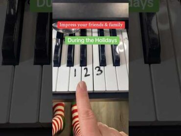 🔔 Carol Of The Bells Simple Piano Tutorial 🔔🎄 piano pianotutorial christmassongs