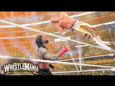 مباراة كودي رودز ضد رومان رينز راسلمينيا 39 wrestlemania39 wwe2k23 romanrengis CODERODS