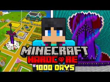 1000日間ハードコアサバイバルをやってみた結果 part1【1000days】【 マイクラ / マインクラフト 】