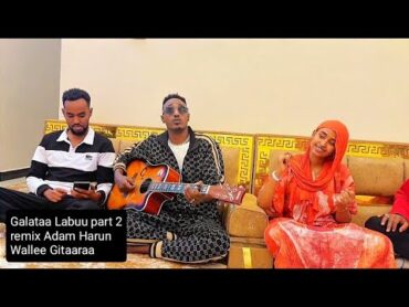 Galataa Labuu part 2 remix Adam Harun Wallee Gitaaraa. Guitar 🎸 melody music