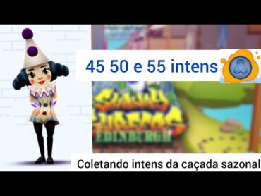 Coletano intens da caçada sazonal com Coco traje jester em Edimburgo 2020/Subway surfers