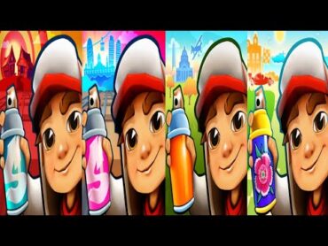 Subway Surfers Barcelona 2023 Vs Lunar New Year Vs Journey To The East Vs Washington DC Gameplay