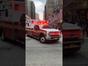 FDNY ambulance responding in New York emergencyvehicles ambulance emergencyresponse