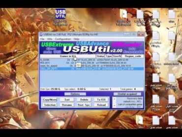 كيفية تحميل برنامج USB Util ونقل العاب ps2 على الفلاش ميموري