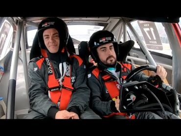 Fernando Alonso a bordo de un Toyota de Súper TC2000 en Buenos Aires