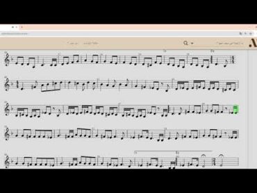 Abdel Halim Hafez  Ahwak  عبد الحليم حافظ  أهواك (Partition  Music Sheet  نوتة)