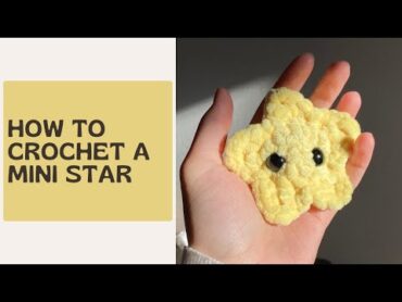 Mini Star Crochet Tutorial