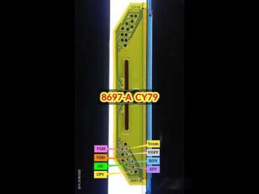 8697A  CY79, 8697ACY79 COF IC DETAILS VOLTAGE CHART