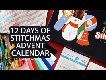 Spellbinders Advent Calendar  12 Days of Stitchmas 2024 (No Spoilers!)