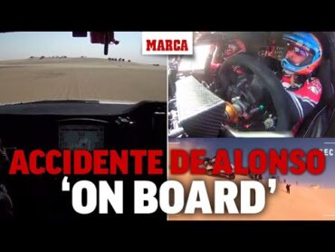 El accidente de Fernando Alonso visto desde la cámara &39;on board&39; I MARCA