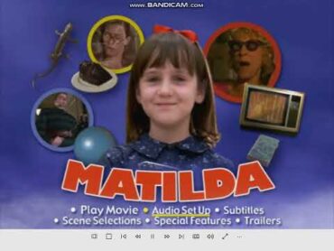 Matilda 2005 DVD menu walkthrough