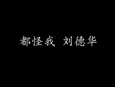 都怪我 刘德华 (歌词版)