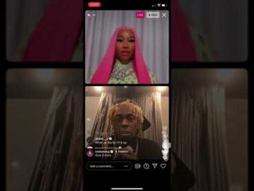 Lil Wayne calls Niki Minaj a B**** on her live😳😳