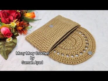 حقيبه كروشيه بجيب مزدوج من الداخل/بورتفيه/محفظه crochet bag /Heklepose/Tığ işi çanta